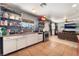 Kitchen featuring modern appliances, neutral tile floors, that opens to the living room at 3112 Twining Ave, North Las Vegas, NV 89030