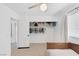 Bright bedroom with closet storage, natural light, and minimalist design at 325 Heather Dr, Henderson, NV 89002