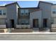 Townhome with neutral colors, two stories, and low maintenance front yard landscaping at 3762 Sonrisa Vista Ave, Henderson, NV 89044