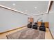 Spacious media room featuring plush seating and ample space for entertainment at 4927 Snow White Rd, Las Vegas, NV 89124