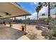 Enjoy the shade under the covered patio with a large backyard awaiting your personal landscaping touches at 5045 Sock Hop Way, North Las Vegas, NV 89031