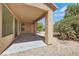 A covered patio offers a relaxing outdoor space at 5078 Rivedro St, Las Vegas, NV 89135