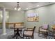 Inviting hallway seating area, a perfect spot to relax and enjoy the community atmosphere at 555 Highland Dr # 203, Mesquite, NV 89027