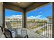 Relax on this charming balcony with neighborhood views and comfortable seating at 7360 N Decatur Blvd # 1, Las Vegas, NV 89131