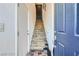 Home entryway featuring stairway, showing the interior design and access point at 7360 N Decatur Blvd # 1, Las Vegas, NV 89131