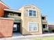 A charming condo building with a mix of colors and a well-maintained stucco exterior for comfortable living at 8101 W Flamingo Rd # 1088, Las Vegas, NV 89147