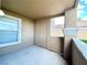 The private balcony offers great natural light, a concrete floor, and a stylish stucco facade at 8101 W Flamingo Rd # 1088, Las Vegas, NV 89147