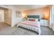 Comfortable main bedroom featuring a plush bed, neutral colors, and plenty of natural light at 9326 Soothing Sea St # Lot 93, Las Vegas, NV 89178