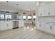 Spacious kitchen with white cabinetry, stainless steel appliances, and an open floor plan at , Las Vegas, NV 89134