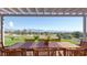 Inviting outdoor patio space with a large table and chairs, perfect for entertaining with scenic views at , Las Vegas, NV 89134