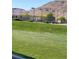 Well-maintained basketball court and green space with mountain views at 10349 Mystic Pine Rd, Las Vegas, NV 89135