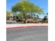 Community park featuring walking paths, grassy areas, mature trees, and a basketball court at 10349 Mystic Pine Rd, Las Vegas, NV 89135