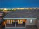 Second story covered outdoor balcony with tile roof, cozy seating and great views at 11178 Corsica Mist Ave, Las Vegas, NV 89135