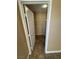 Bedroom closet is shown with neutral walls and a shelf for additional storage at 1155 Paradise Safari Dr, Henderson, NV 89002