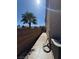 View of the side yard with concrete path and tall palm tree at 1155 Paradise Safari Dr, Henderson, NV 89002