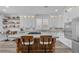 Stylish kitchen with custom cabinets, center island, and modern appliances at 11732 Del Sur Ave, Las Vegas, NV 89138