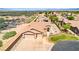 Aerial view of a single-story home with desert landscaping on a cul-de-sac at 1204 Golf Club, Laughlin, NV 89029