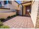 Beautiful walkway leading to the front door, complemented by stone and desert landscaping at 12101 Arrebol Ave, Las Vegas, NV 89138