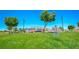 Lawn view of a playground featuring climbing structure and manicured lawn, excellent community amenities at 12101 Arrebol Ave, Las Vegas, NV 89138