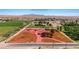 The property is bordered in red and features fields and mountains in the background at 1470 St Joseph St, Overton, NV 89040