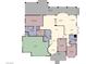 Detailed floor plan showcasing the layout, room dimensions, and spatial relationships of the home at 1470 St Joseph St, Overton, NV 89040