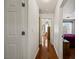 Hallway with hardwood floors and a bedroom view at 1470 St Joseph St, Overton, NV 89040