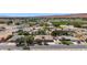 Street view aerial shot of neighborhood homes and the surrounding desert landscape at 1981 Trophy Elk Ave, Logandale, NV 89021