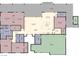 Detailed floor plan showcasing the layout of the home, including bedrooms, bathrooms, and living areas at 1981 Trophy Elk Ave, Logandale, NV 89021
