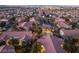 Aerial view of a residential community with a swimming pool at 2615 W Gary Ave # 2013, Las Vegas, NV 89123