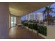 Enjoy city views from this balcony, complemented by an outdoor dining area and direct access to indoor living spaces at 2857 Paradise Rd # 305, Las Vegas, NV 89109