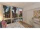 Bright bedroom with a view overlooking a pool and the city at 2857 Paradise Rd # 305, Las Vegas, NV 89109