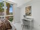 Bedroom with bright window views of the surrounding lush landscape at 2857 Paradise Rd # 305, Las Vegas, NV 89109