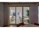 Balcony view of the living room showcasing modern decor, sleek lighting, and plush furnishings at 2857 Paradise Rd # 305, Las Vegas, NV 89109