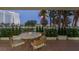 Relax on this spacious outdoor balcony with table, chairs, and city views, perfect for entertaining guests at 2857 Paradise Rd # 305, Las Vegas, NV 89109