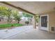 Covered back patio perfect for outdoor seating and relaxation at 3104 Archwood Way, Las Vegas, NV 89134
