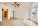 Spacious bedroom with carpet, walk-in closet, and ensuite bathroom access at 3104 Archwood Way, Las Vegas, NV 89134