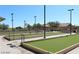 Well-maintained outdoor bocce ball court provides a fun recreational space at 3104 Archwood Way, Las Vegas, NV 89134