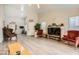Bright living room featuring neutral walls, recessed lights, and an open floor plan at 314 Abbington St, Henderson, NV 89074