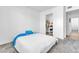 Bright bedroom with carpet, closet, white walls and plenty of space for storage at 3151 Soaring Gulls Dr # 2136, Las Vegas, NV 89128