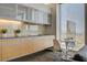 Modern kitchen with premium countertops and dining area, perfect for city living at 3722 Las Vegas Blvd # 2204, Las Vegas, NV 89158