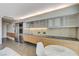 Contemporary kitchen with stainless steel appliances and modern cabinets at 3722 Las Vegas Blvd # 2204, Las Vegas, NV 89158
