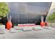 Stylish outdoor lounge with chic decor for relaxing and entertaining at 3722 Las Vegas Blvd # 2204, Las Vegas, NV 89158