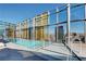 Modern rooftop pool with glass surround and views of the city skyline at 3722 Las Vegas Blvd # 2204, Las Vegas, NV 89158