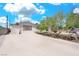 Inviting single-story home featuring mature landscaping and secure gated access at 45 Prince Ln, Las Vegas, NV 89110