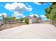 Charming single-story home featuring a secure fenced yard and well-lit driveway at 45 Prince Ln, Las Vegas, NV 89110