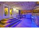 Inviting backyard patio with outdoor kitchen and bar seating, perfect for enjoying the outdoor living space at 603 Fiddlehead Ave, Las Vegas, NV 89183