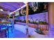 Cozy outdoor seating area with beach-themed decor, creating a relaxed and inviting ambiance at 603 Fiddlehead Ave, Las Vegas, NV 89183