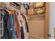 Well-organized walk-in closet with ample storage space at 611 Spyglass Ln, Las Vegas, NV 89107