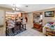 Inviting living space featuring a kitchen, dining area, and sitting area at 611 Spyglass Ln, Las Vegas, NV 89107
