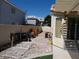 Side yard featuring rock landscaping and access to backyard at 6508 Alpine Forest Ct, Las Vegas, NV 89149